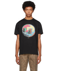 Ps By Paul Smith Black Circle Smile T Shirt