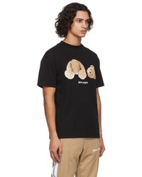 Palm Angels Black Classic Bear T Shirt