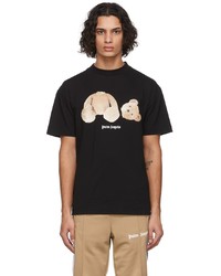 Palm Angels Black Classic Bear T Shirt