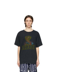 Rhude Black Cobra T Shirt