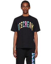 Icecream Black College T Shirt