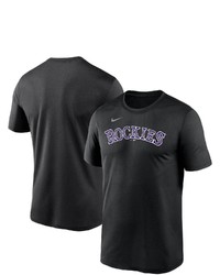 Nike Black Colorado Rockies Wordmark Legend T Shirt At Nordstrom