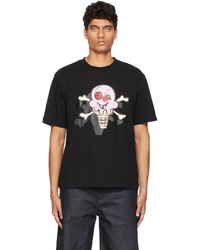 Icecream Black Cones Bones T Shirt