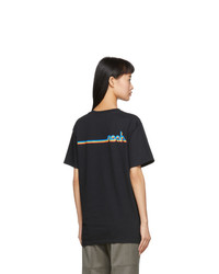Noah NYC Black Connected Logo T Shirt