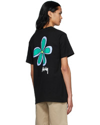 Stussy Black Cotton T Shirt