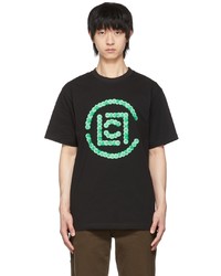 Clot Black Cotton T Shirt