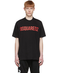 DSQUARED2 Black Cotton T Shirt