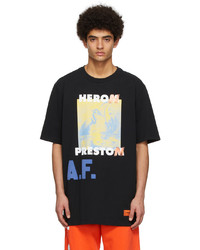 Heron Preston Black Cotton T Shirt