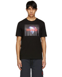 Hugo Black Cotton T Shirt