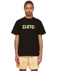 Clot Black Cotton T Shirt