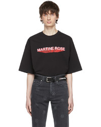 Martine Rose Black Cotton T Shirt