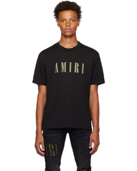 Amiri Black Cotton T Shirt
