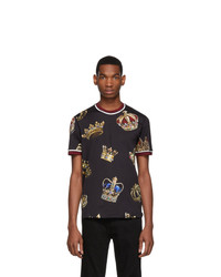 Dolce and Gabbana Black Crown T Shirt
