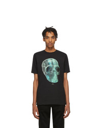Ps By Paul Smith Black Crystal Skull T Shirt
