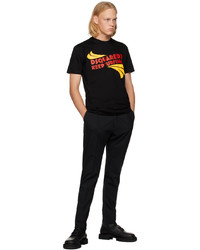 DSQUARED2 Black D2 Keep Surfing Cool T Shirt