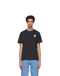 Saturdays Nyc Black Daisy Patch T Shirt