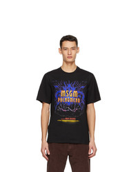 MSGM Black Dario Argento Edition Phenoa T Shirt