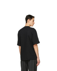 Acne Studios Black Dizonord Edition Printed T Shirt