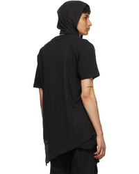 Hyein Seo Black Double Layer Hood T Shirt
