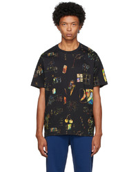 Ps By Paul Smith Black Dreamscape T Shirt