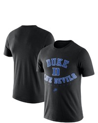 Nike Black Duke Blue Devils Retro Basketball T Shirt