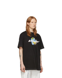 Ader Error Black Earth Graphic T Shirt