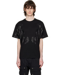 Burberry Black Ekd Print T Shirt