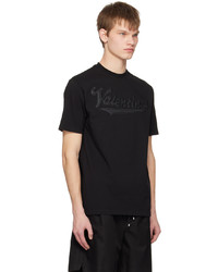 Valentino Black Embroidered T Shirt