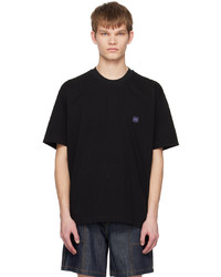 Solid Homme Black Embroidered T Shirt
