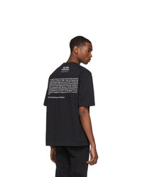 Calvin Klein Jeans Est. 1978 Black Environtal Communications Graphic T Shirt