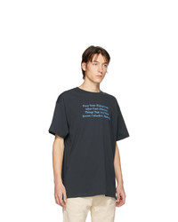 Raf Simons Black Four Note T Shirt