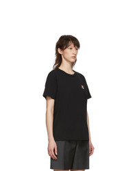 MAISON KITSUNÉ Black Fox Head T Shirt