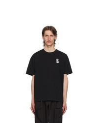 MAISON KITSUNÉ Black Fox Patch T Shirt