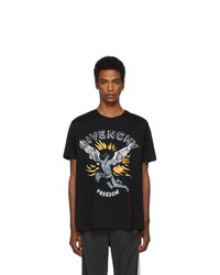 Givenchy Black Freedom Icarus Regular Fit T Shirt