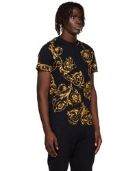 VERSACE JEANS COUTURE Black Garland T Shirt