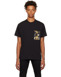 VERSACE JEANS COUTURE Black Garland T Shirt