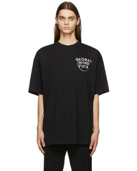 Vetements Black Global Mindfuck T Shirt
