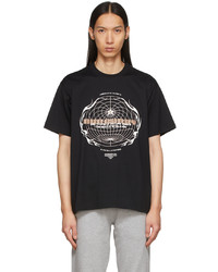 Burberry Black Globe Graphic T Shirt
