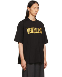 Vetements Black Gold World Tour T Shirt