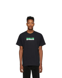 Noah NYC Black Gradient Logo T Shirt