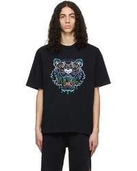 Kenzo Black Gradient Tiger Loose T Shirt