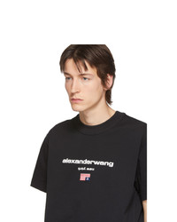 Alexander Wang Black Graphic Logo T Shirt