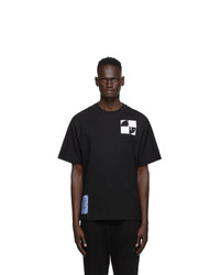 McQ Black Graphic Relaxed T Shirt