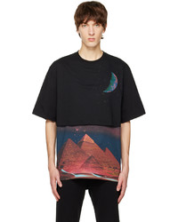 Lanvin Black Graphic T Shirt