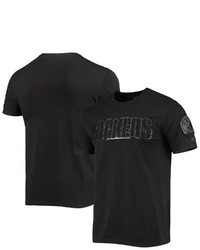 PRO STANDARD Black Green Bay Packers Logo Pro Team Shirt
