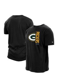 New Era Black Green Bay Packers Split Logo 2 Hit T Shirt At Nordstrom