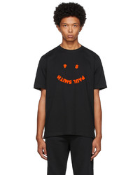 Ps By Paul Smith Black Happy T Shirt