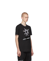 Dolce and Gabbana Black Heart Logo T Shirt