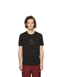 Dolce and Gabbana Black Heart T Shirt