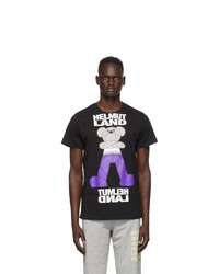 Helmut Lang Black Helmut Land Mascot Standard T Shirt